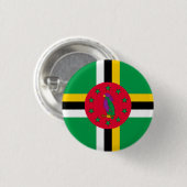 Nationale vlag van Dominica Ronde Button 3,2 Cm (Voorkant /achterkant)