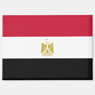 Nationale Vlag van Egypte Rectangle magneet