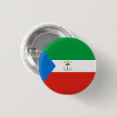 Nationale vlag van Equatoriaal-Guinea Ronde Button 3,2 Cm (Voorkant /achterkant)