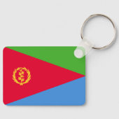 Nationale vlag van Eritrea Rechthoek Sleutelhanger (Voorkant)