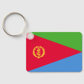 Nationale vlag van Eritrea Rechthoek Sleutelhanger (Achterkant)