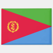Nationale Vlag van Eritrea Rectangle magneet (Voorkant)