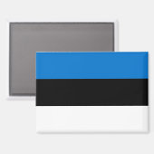 Nationale Vlag van Estland Rectangle magneet (Voorkant / Achterkant)