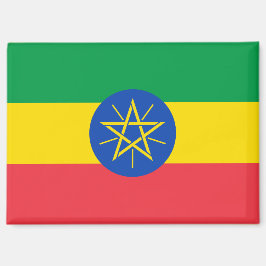 Nationale Vlag van Ethiopië Rectangle magneet