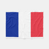Nationale vlag van Frankrijk Fleece Deken (Voorkant (Horizontaal))