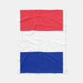 Nationale vlag van Frankrijk Fleece Deken (Voorkant)