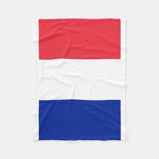 Nationale vlag van Frankrijk Fleece Deken (Voorkant)