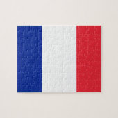 Nationale vlag van Frankrijk Legpuzzel (Horizontaal)