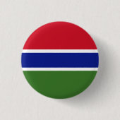 Nationale vlag van Gambia Ronde Button 3,2 Cm (Voorkant)