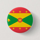 Nationale vlag van Grenada Ronde Button 3,2 Cm (Voorkant)