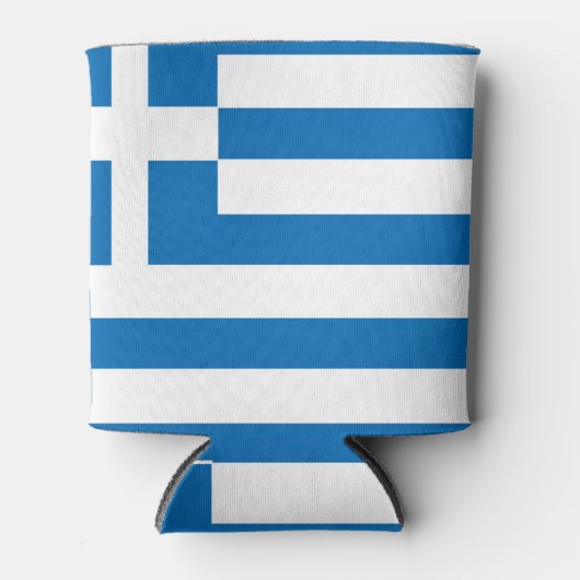 Nationale vlag van Griekenland Blikjeskoeler (Voorkant)