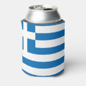 Nationale vlag van Griekenland Blikjeskoeler (Blikje Achterkant)