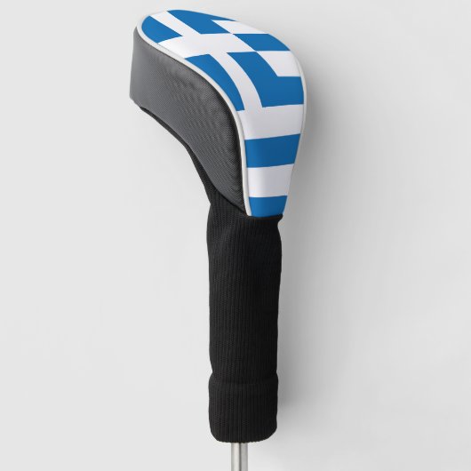 Nationale vlag van Griekenland Golfheadcover (Schuin)
