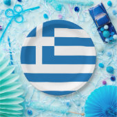 Nationale vlag van Griekenland Papieren Bordje (Feest)