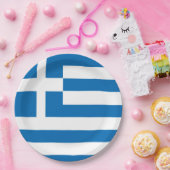Nationale vlag van Griekenland Papieren Bordje (Feest)