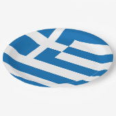 Nationale vlag van Griekenland Papieren Bordje (Gekanteld)