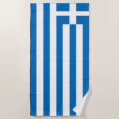 Nationale vlag van Griekenland Strandlaken (Voorkant)