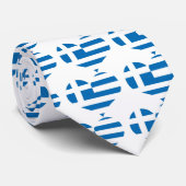 Nationale vlag van Griekenland Stropdas (Opgerold)