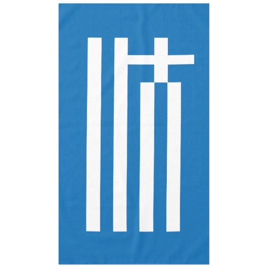 Nationale vlag van Griekenland Tafelkleed (Voorkant)