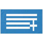 Nationale vlag van Griekenland Tafelkleed (Voorkant (Horizontaal))