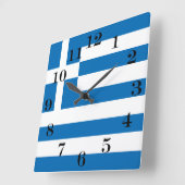 Nationale vlag van Griekenland Vierkante Klok (Hoek)