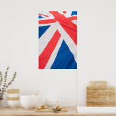 Nationale vlag van Groot-Brittannië Poster (Keuken)