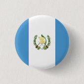 Nationale vlag van Guatemala Ronde Button 3,2 Cm (Voorkant)