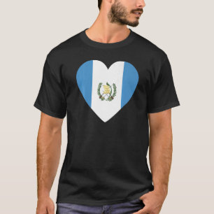 Nationale vlag van Guatemala souvenir voor mannen T-shirt