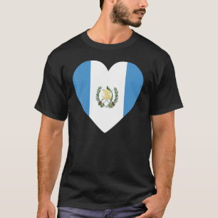 Nationale vlag van Guatemala souvenir voor mannen T-shirt