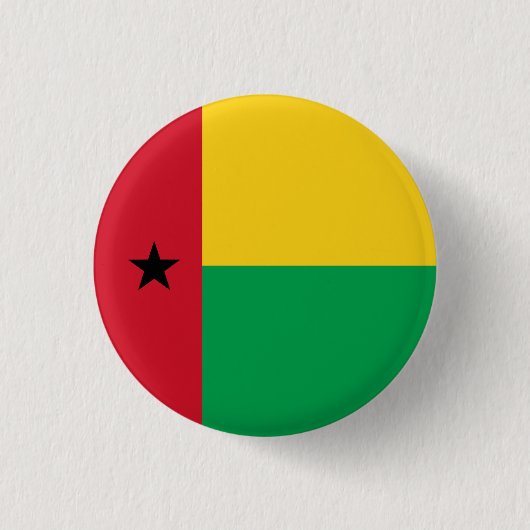 Nationale vlag van Guinee-Bissau Ronde Button 3,2 Cm (Voorkant)