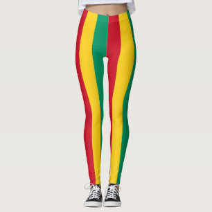 Nationale vlag van Guinee-Bissau - Verticale strip Leggings