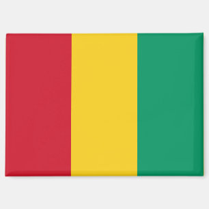 Nationale vlag van Guinee Rectangle Magnet