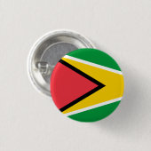Nationale vlag van Guyana Ronde Button 3,2 Cm (Voorkant /achterkant)