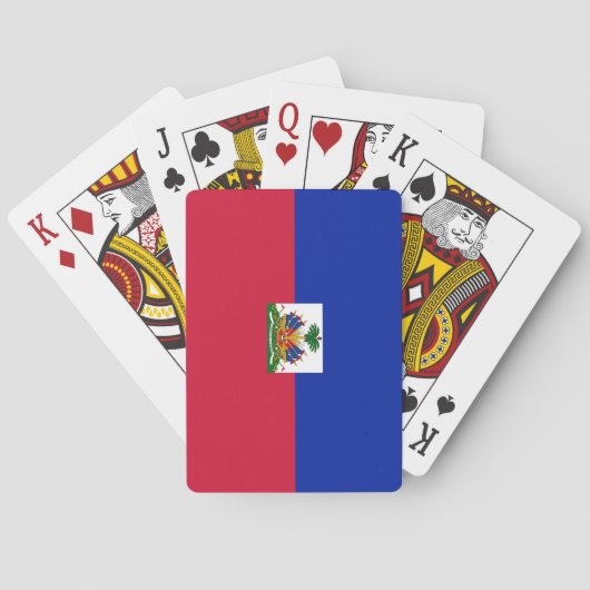 Nationale vlag van Haïti Pokerkaarten (Achterkant)