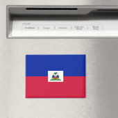 Nationale Vlag van Haïti Rectangle magneet (Insitu (Vaatwasser))