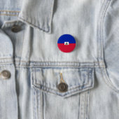 Nationale vlag van Haïti Ronde Button 3,2 Cm (In situ)