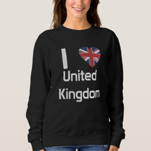 Nationale vlag van het Britse souvenir voor mannen Trui