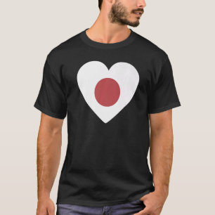 Nationale vlag van het Japanse souvenir voor manne T-shirt