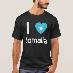 Nationale vlag van het Somalische souvenir voor ma T-shirt
