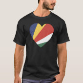 Nationale vlag van het souvenir van de Seychellen  T-shirt (Voorkant)