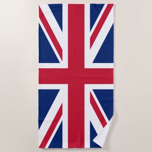 Nationale vlag van het Verenigd Koninkrijk Strandlaken (Voorkant)