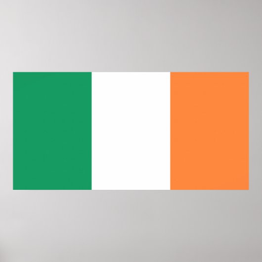 Nationale vlag van Ierland, Emerald Isle Celtic Ga Poster (Voorkant)