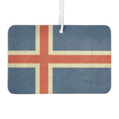 Nationale vlag van IJsland Luchtverfrisser (Achterkant)