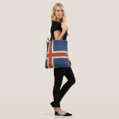 Nationale vlag van IJsland Tote Bag (Op model)