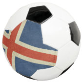 Nationale vlag van IJsland Voetbal (Drie kwart)