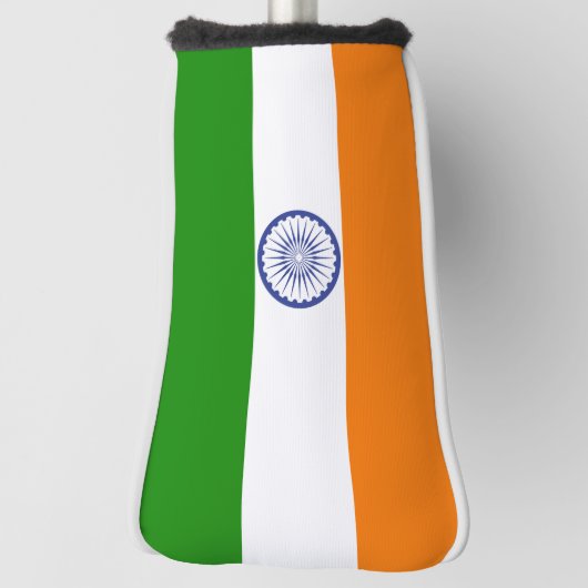 Nationale vlag van India Ashoka Chakra Golfheadcover (Draai 90)