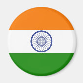 Nationale vlag van India Ashoka Chakra Magneet (Voorkant)