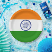 Nationale vlag van India Ashoka Chakra Papieren Bordje (Feest)
