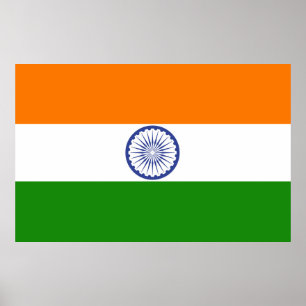 Nationale vlag van India Ashoka Chakra Poster