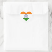 Nationale vlag van India Ashoka Chakra Ronde Sticker (Tas)